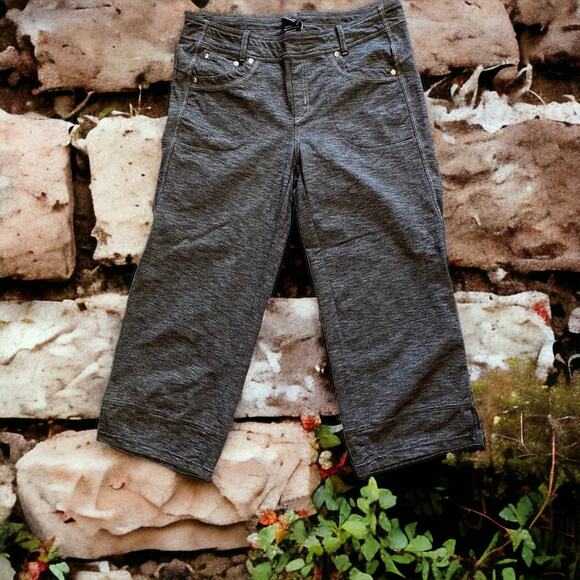 Kuhl Pants Womens Size 8 Straight Leg Athletic Stretch Crop Leggings in Gray - Picture 1 of 7